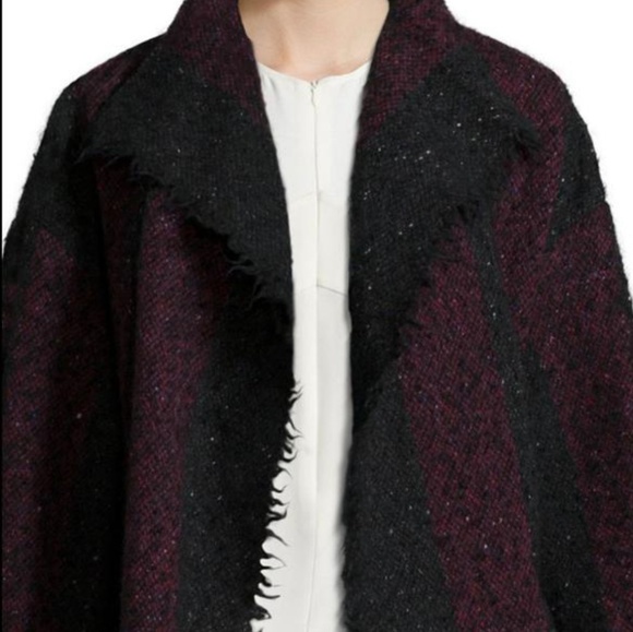 IRO NWT nubby wool wrap lined coat size 8 - Picture 6 of 7